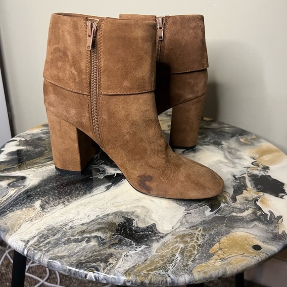 Kate Spade New York Brown Suede Bow Boots Heeled - Picture 10 of 15